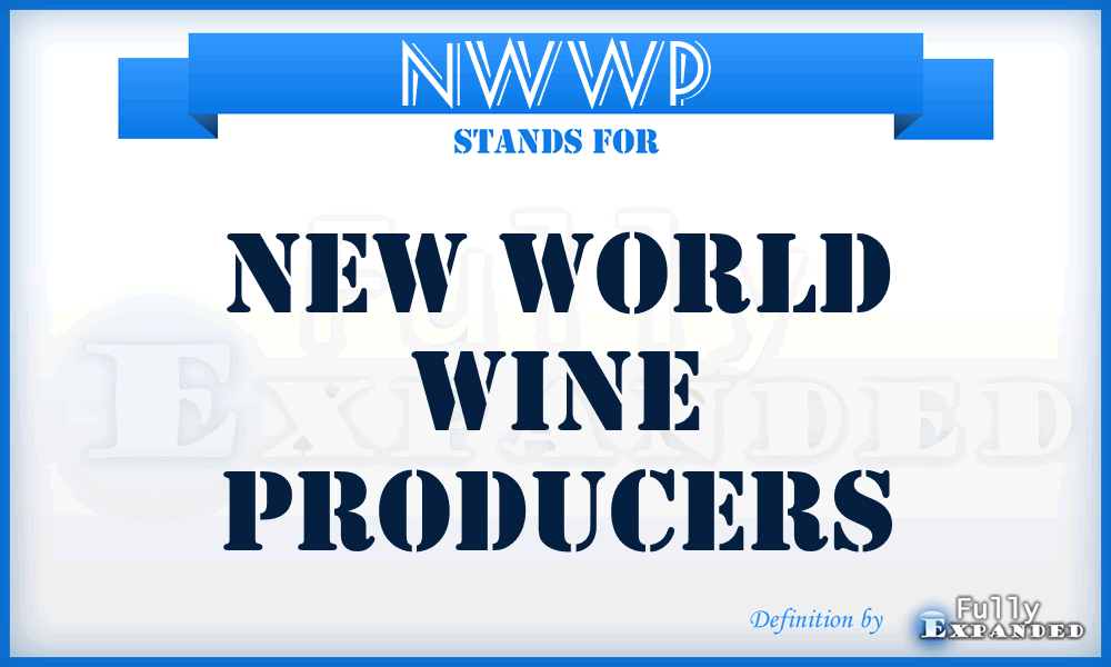 NWWP - New World Wine Producers