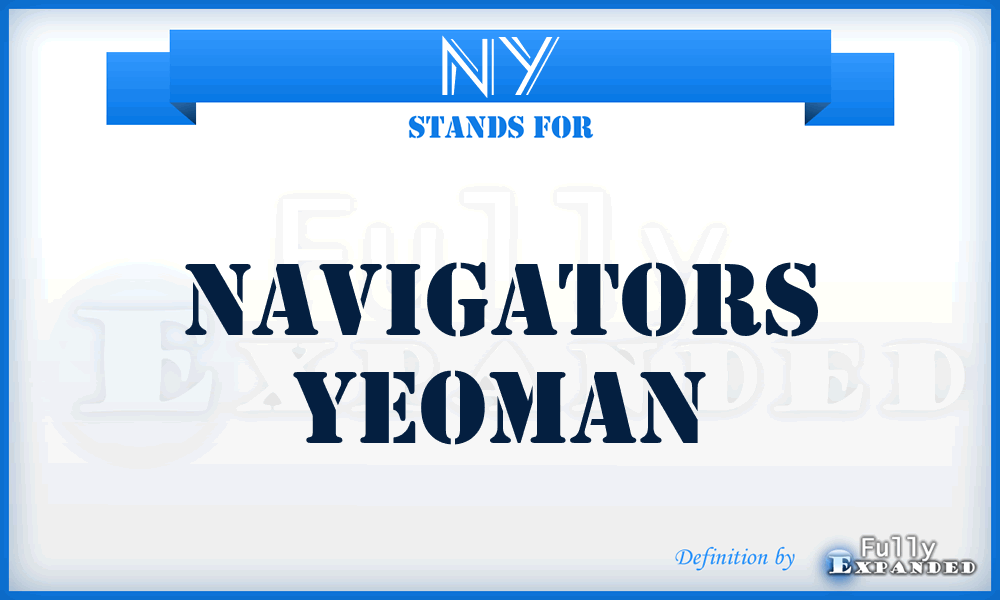 NY - Navigators Yeoman