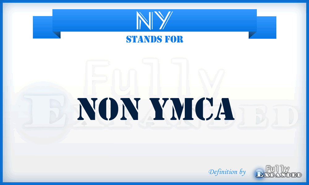 NY - Non Ymca