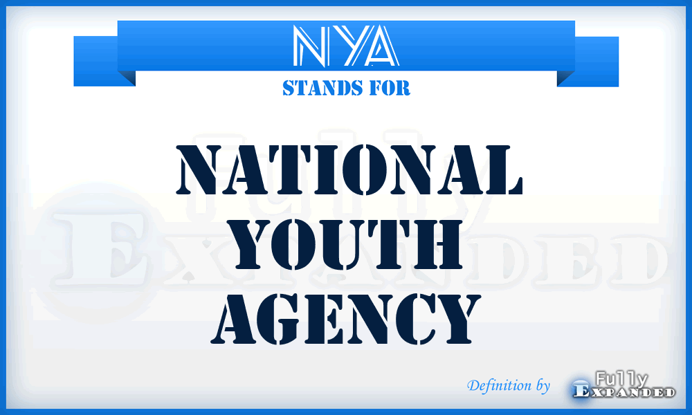 NYA - National Youth Agency