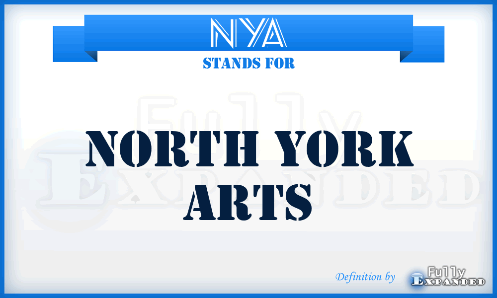 NYA - North York Arts