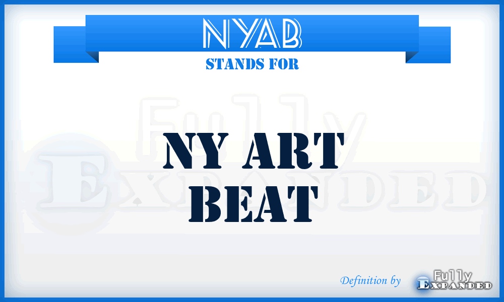 NYAB - NY Art Beat