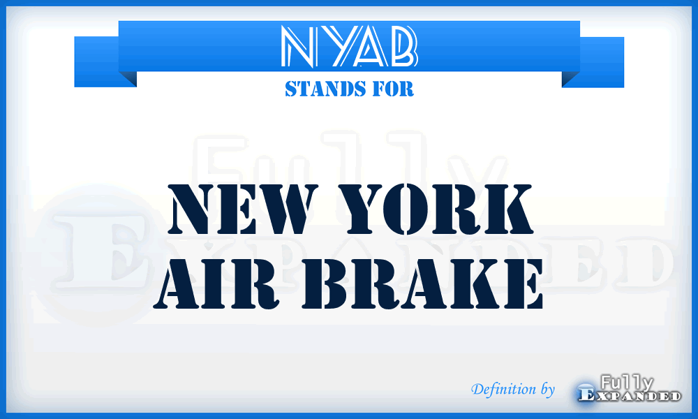 NYAB - New York Air Brake