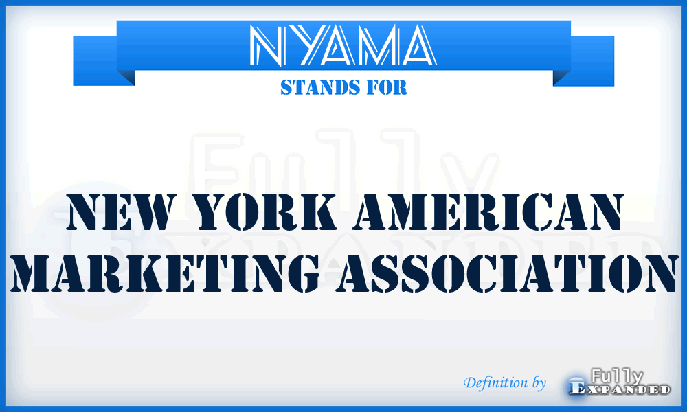 NYAMA - New York American Marketing Association