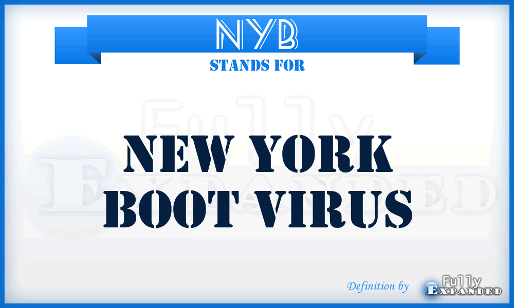 NYB - New York Boot virus