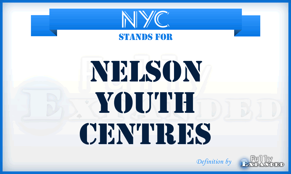 NYC - Nelson Youth Centres