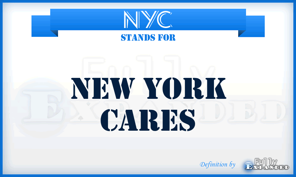 NYC - New York Cares