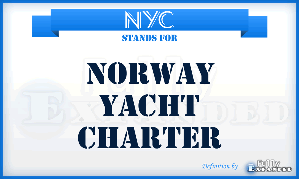 NYC - Norway Yacht Charter