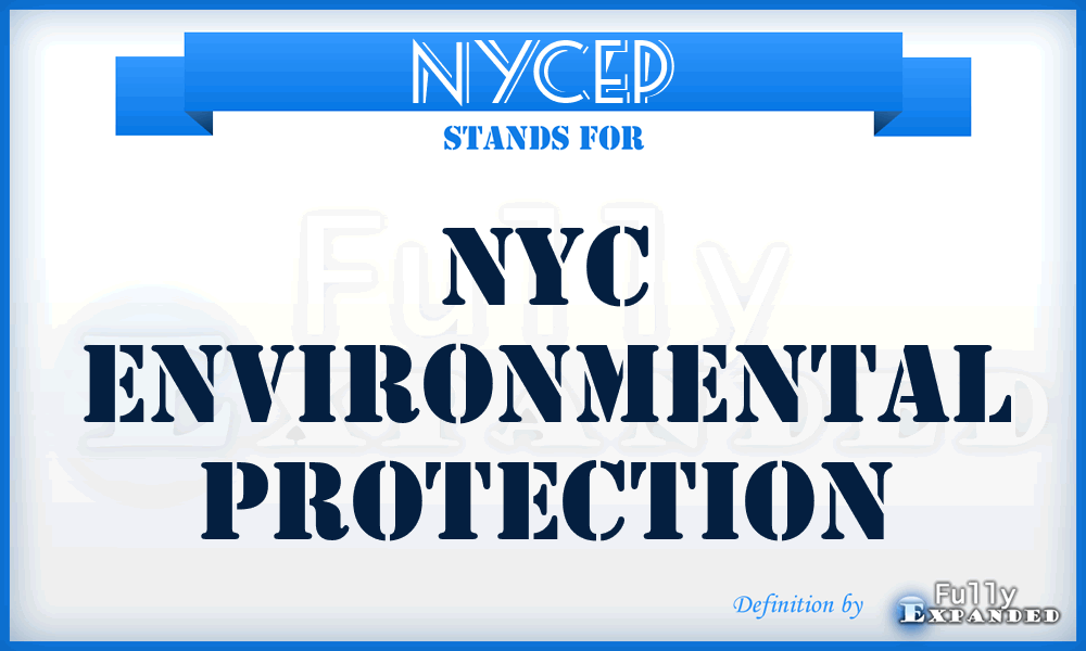 NYCEP - NYC Environmental Protection