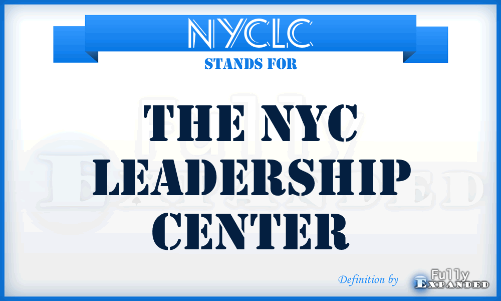 NYCLC - The NYC Leadership Center