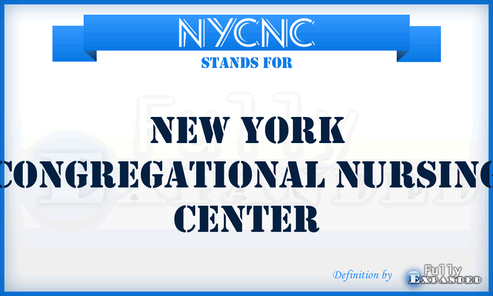 NYCNC - New York Congregational Nursing Center