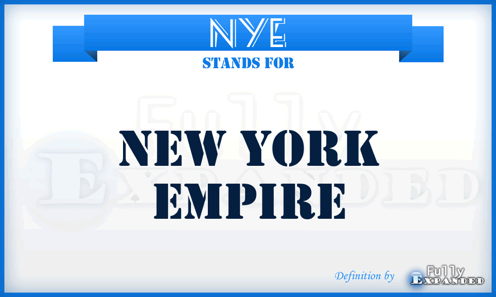 NYE - New York Empire