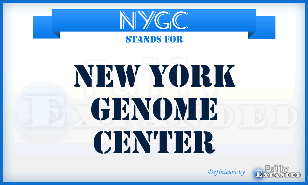 NYGC - New York Genome Center