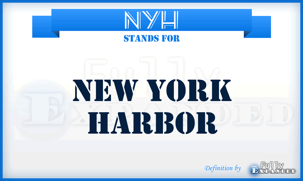 NYH - New York Harbor