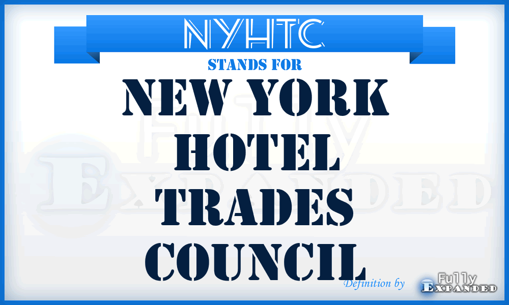 NYHTC - New York Hotel Trades Council