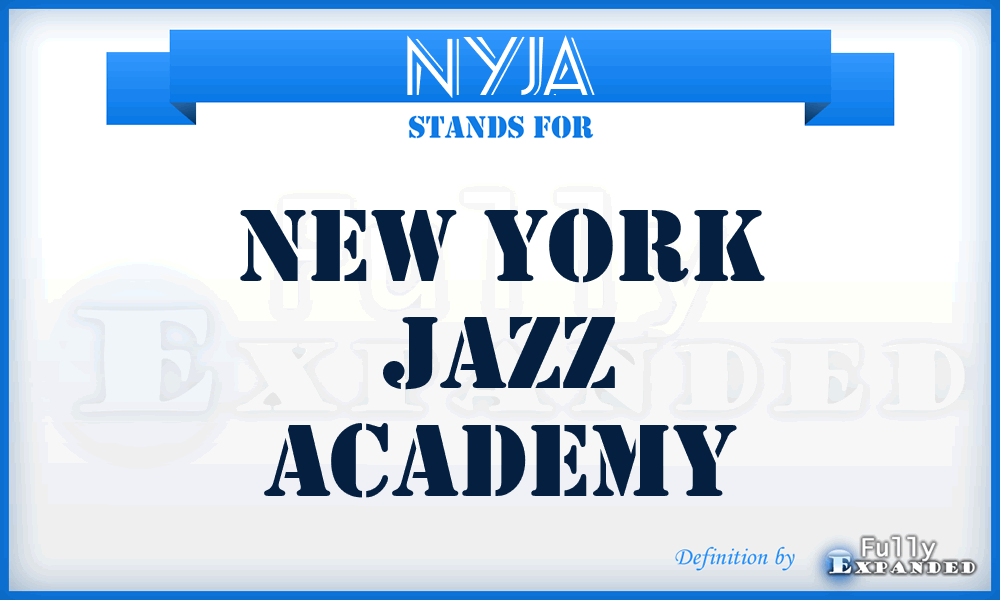 NYJA - New York Jazz Academy