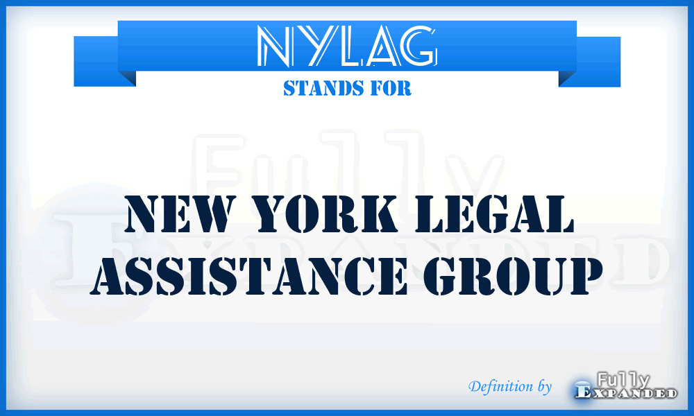 NYLAG - New York Legal Assistance Group