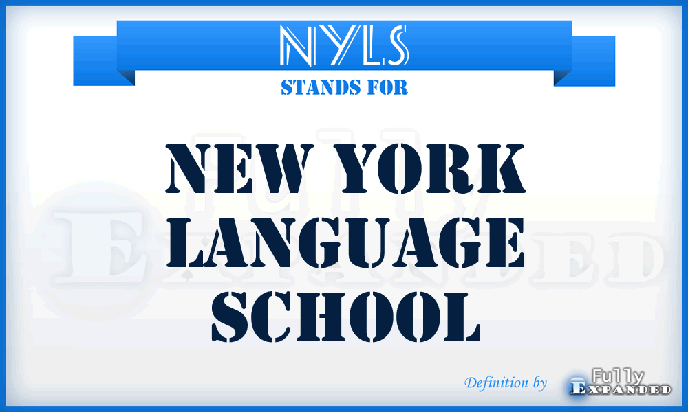 NYLS - New York Language School