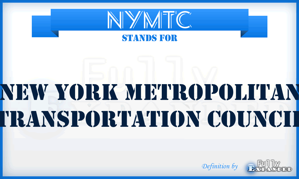 NYMTC - New York Metropolitan Transportation Council