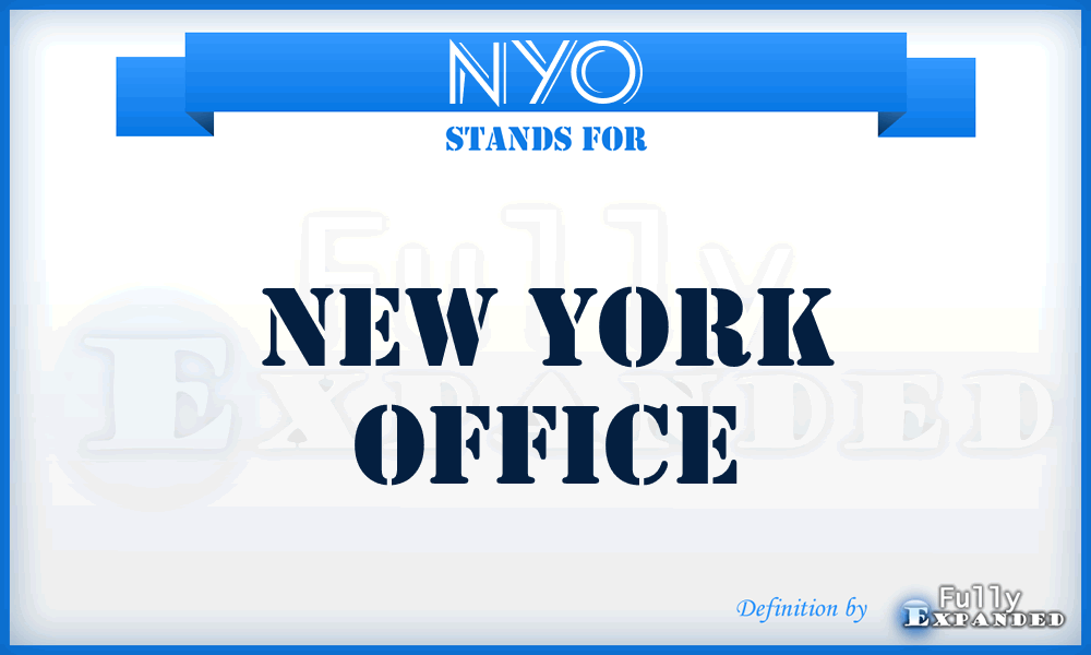 NYO - New York Office