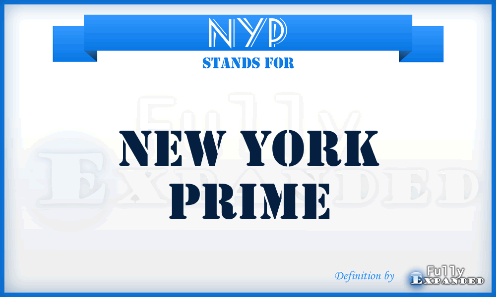 NYP - New York Prime