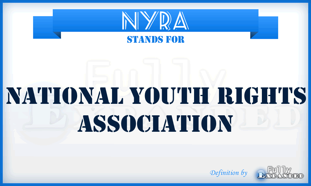 NYRA - National Youth Rights Association