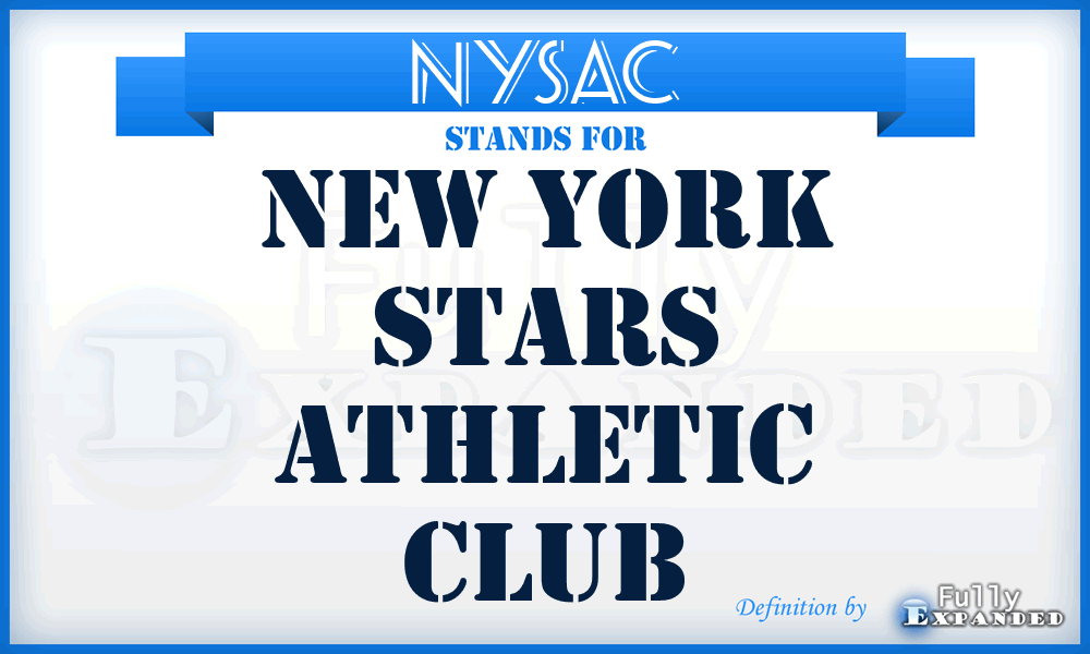 NYSAC - New York Stars Athletic Club