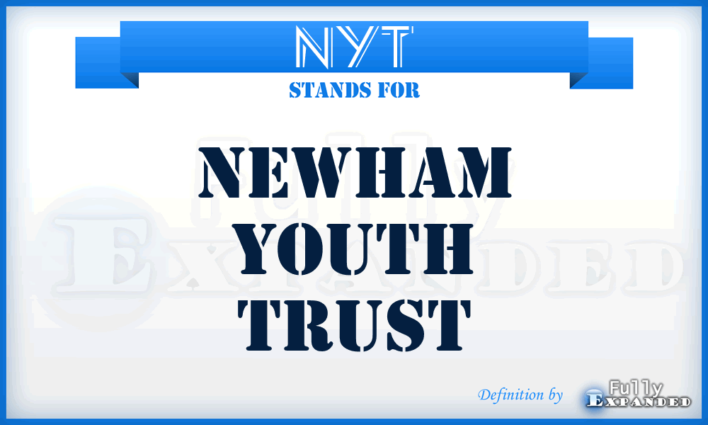 NYT - Newham Youth Trust