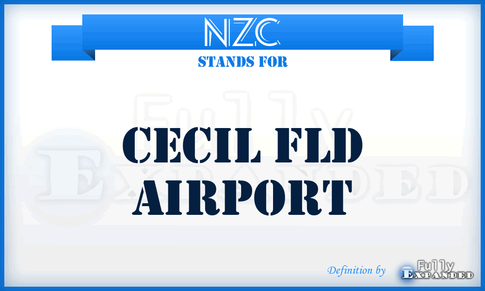 NZC - Cecil Fld airport