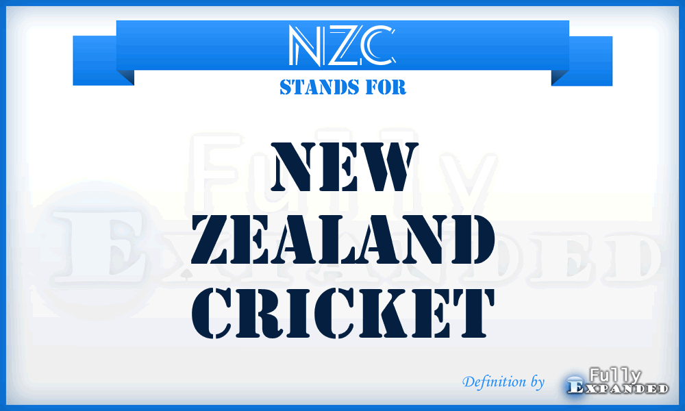 NZC - New Zealand Cricket