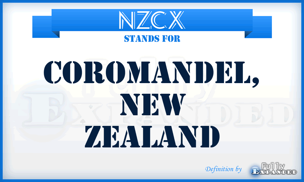 NZCX - Coromandel, New Zealand
