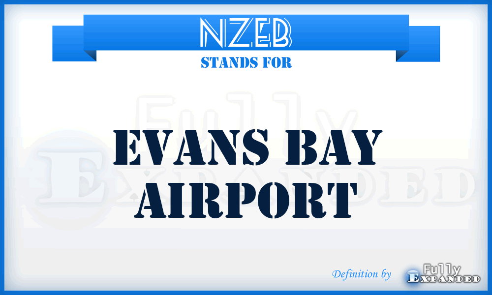 NZEB - Evans Bay airport