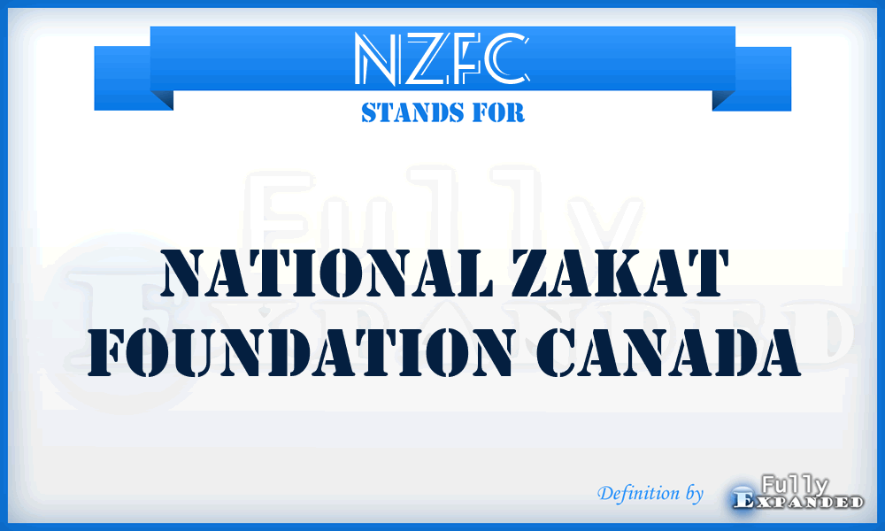 NZFC - National Zakat Foundation Canada