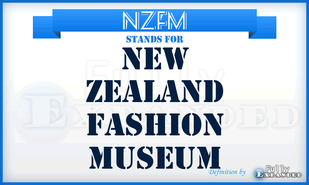 NZFM - New Zealand Fashion Museum