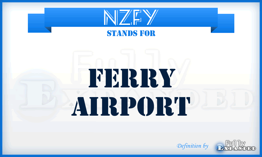 NZFY - Ferry airport