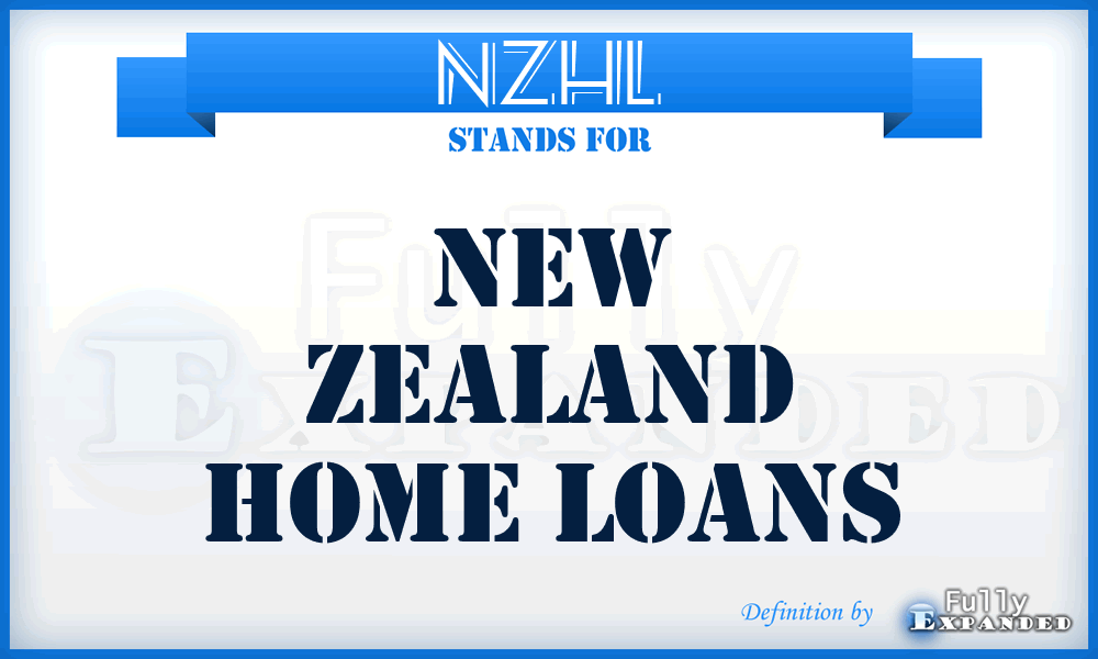 NZHL - New Zealand Home Loans