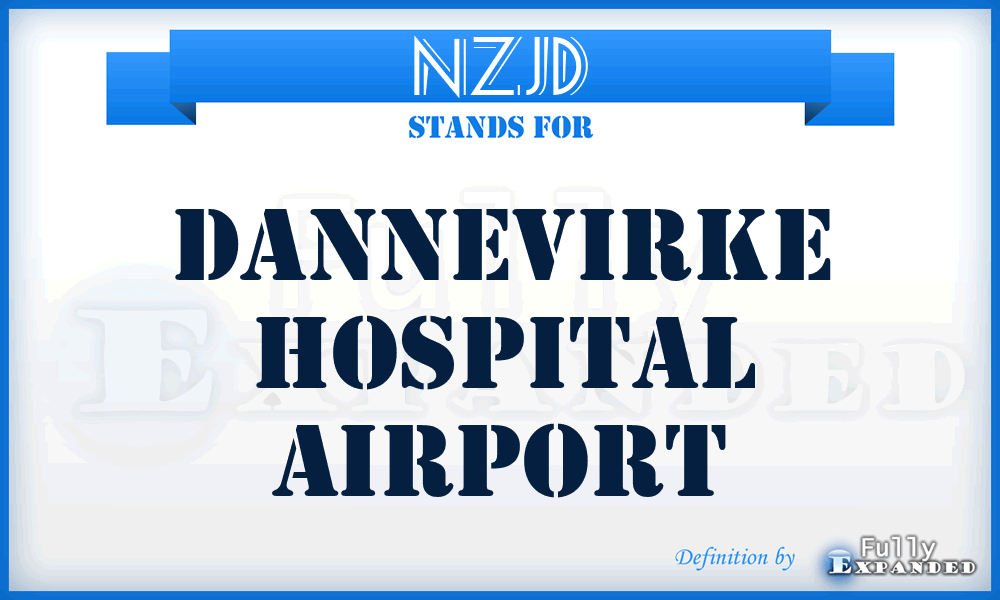 NZJD - Dannevirke Hospital airport