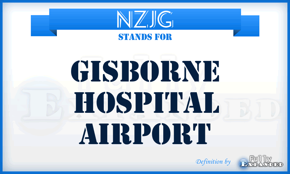 NZJG - Gisborne Hospital airport