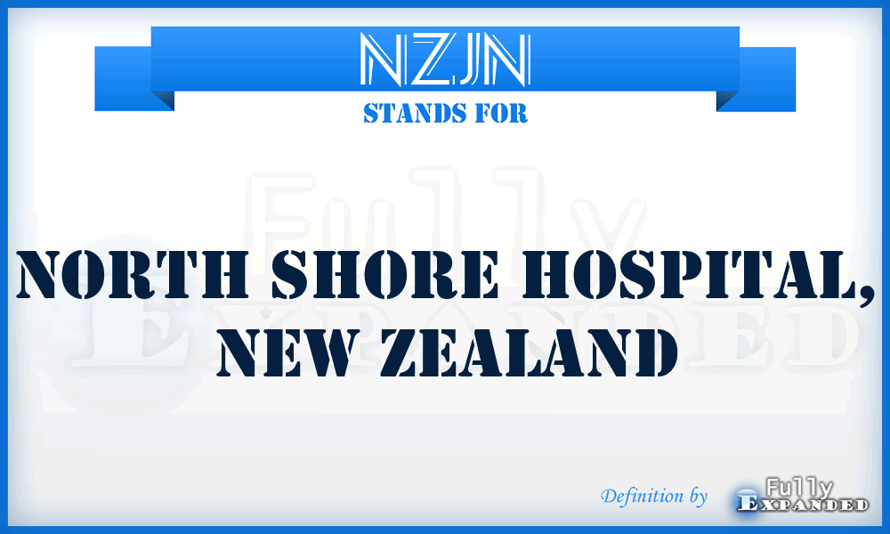 NZJN - North Shore Hospital, New Zealand