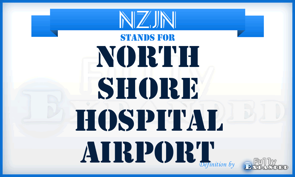 NZJN - North Shore Hospital airport