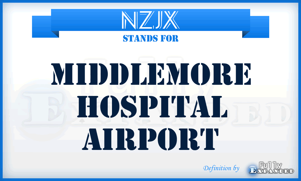 NZJX - Middlemore Hospital airport