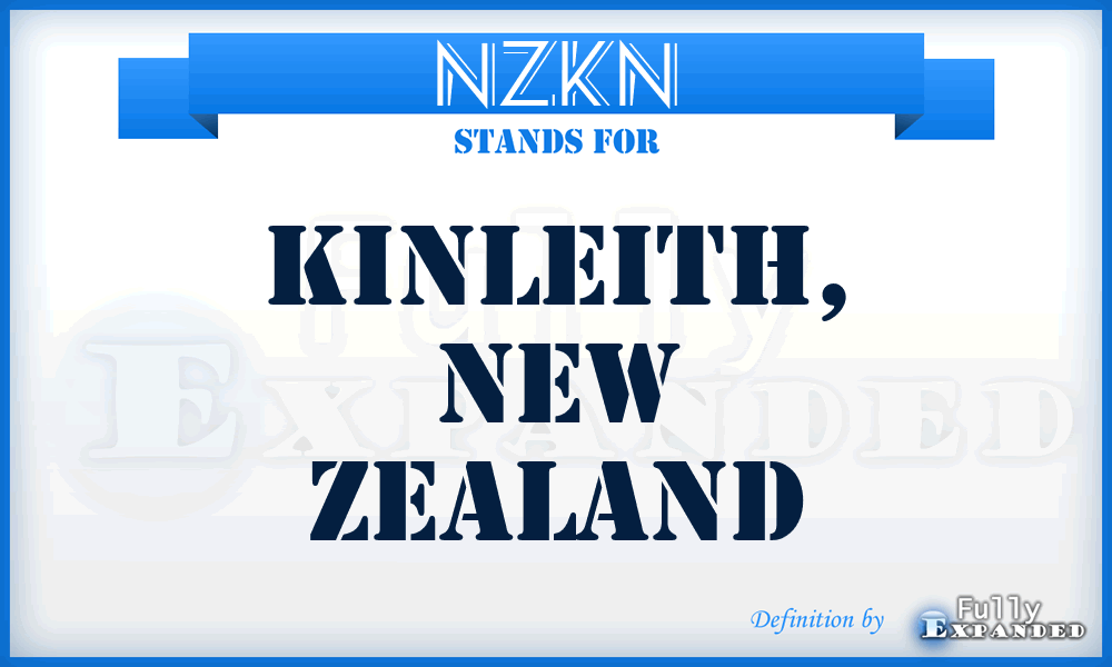 NZKN - Kinleith, New Zealand