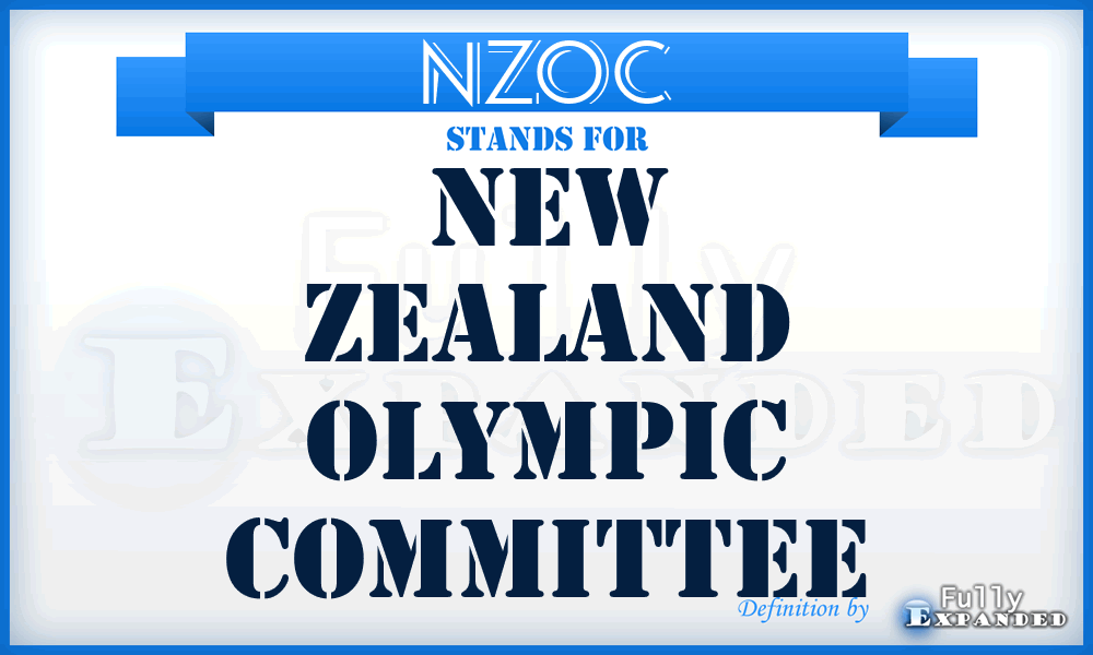 NZOC - New Zealand Olympic Committee