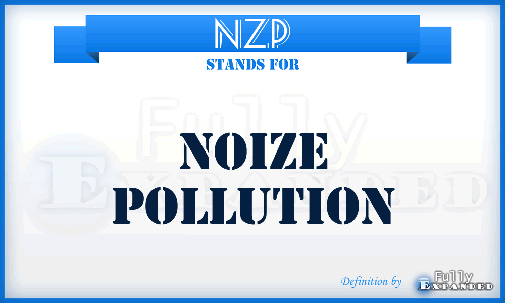 NZP - NoiZe Pollution