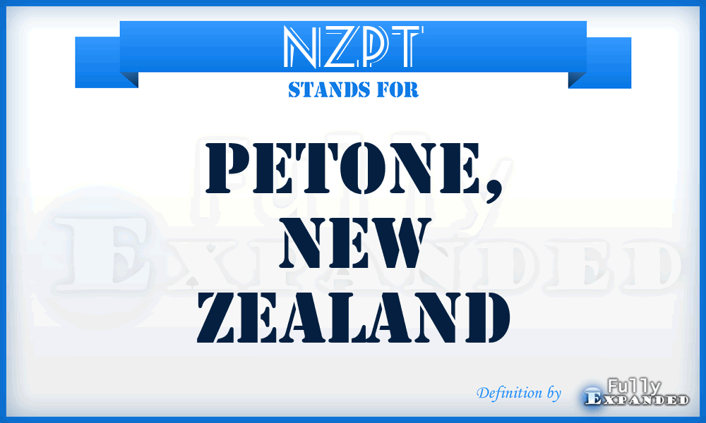 NZPT - Petone, New Zealand