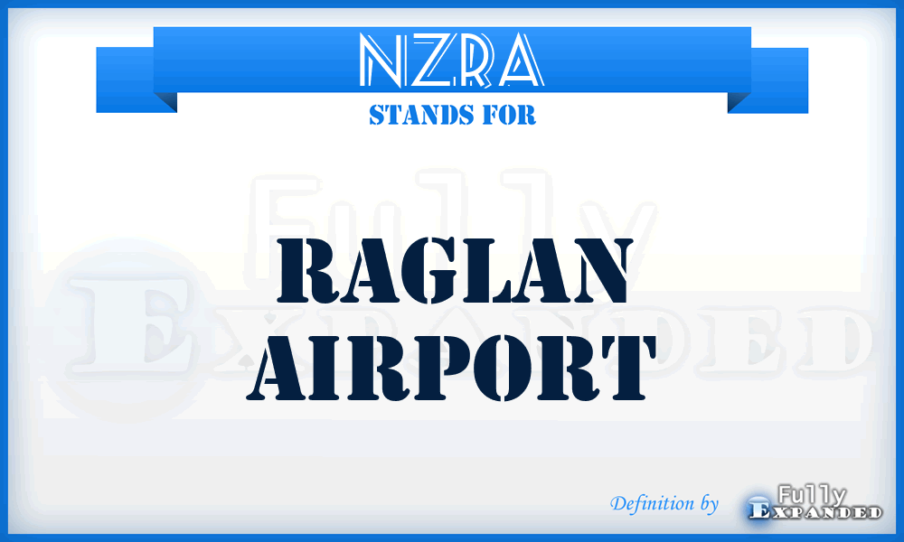 NZRA - Raglan airport