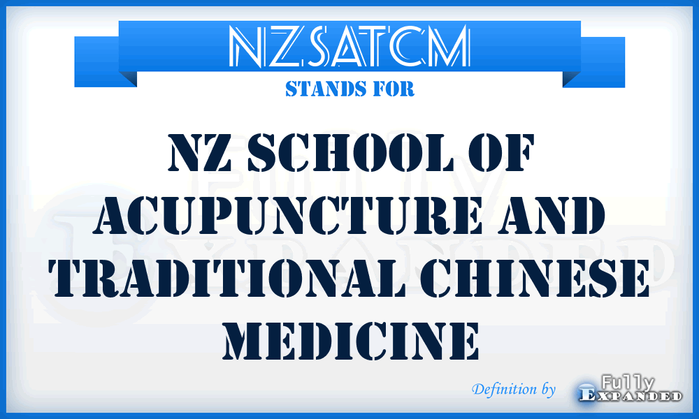 NZSATCM - NZ School of Acupuncture and Traditional Chinese Medicine