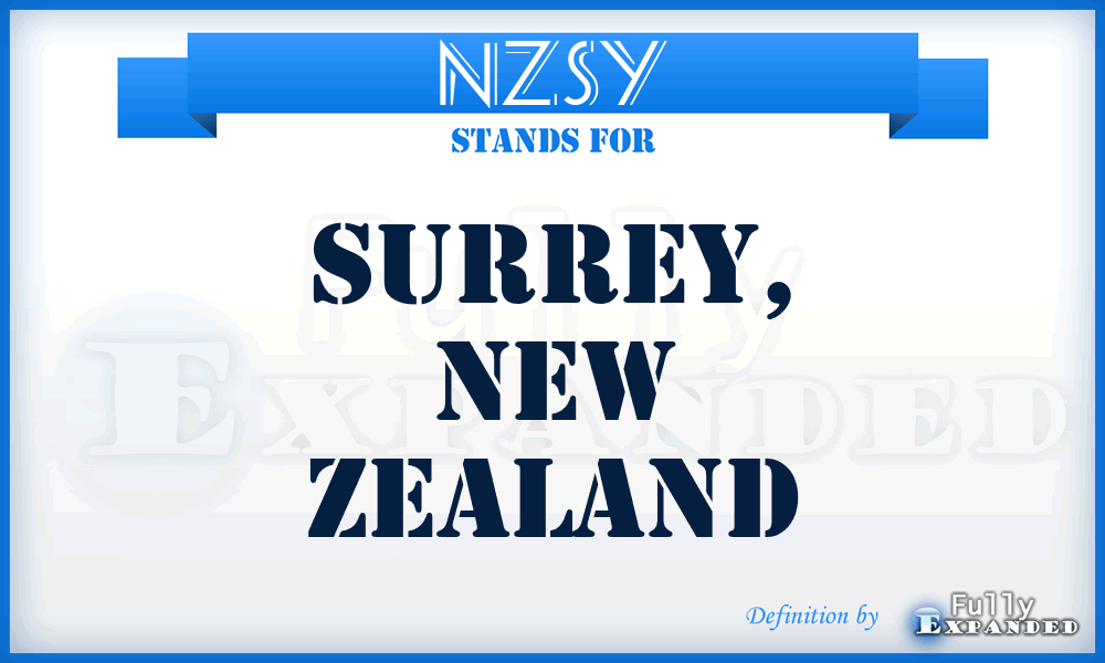 NZSY - Surrey, New Zealand