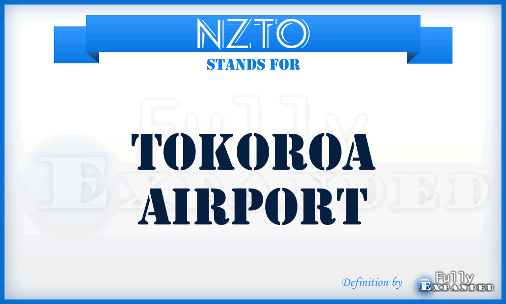 NZTO - Tokoroa airport