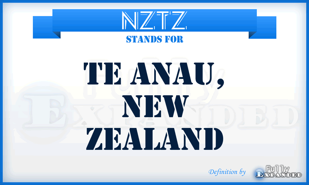 NZTZ - Te Anau, New Zealand